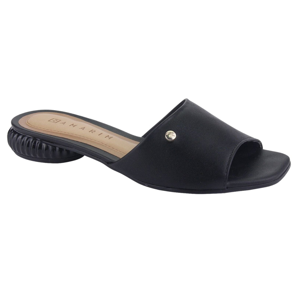 Sandalia Ramarim Mujer 213201 Negro Casual Sandalias Taco Ramarim 