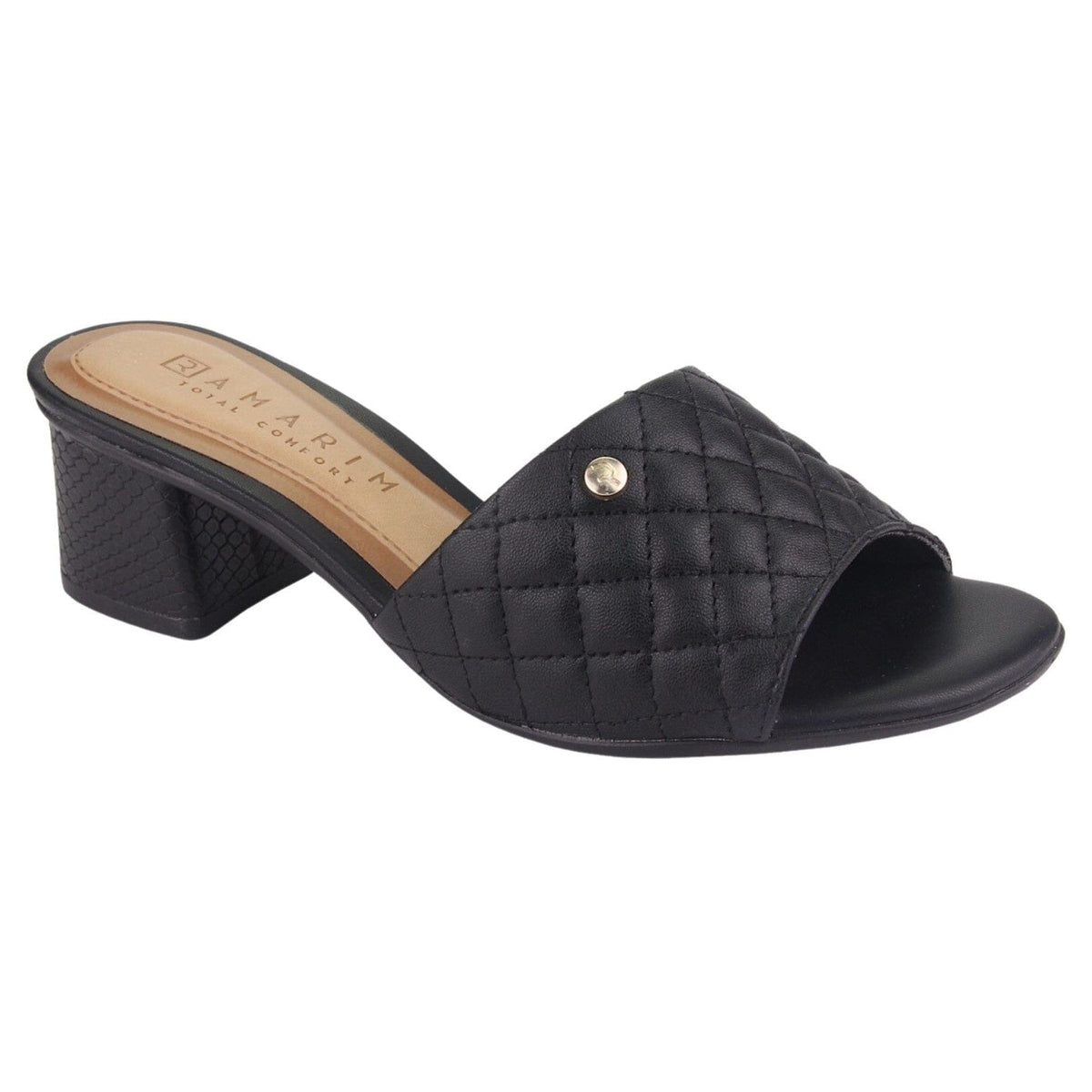 Sandalia Ramarim Mujer 215201 Negro Casual Botines Taco Ramarim 