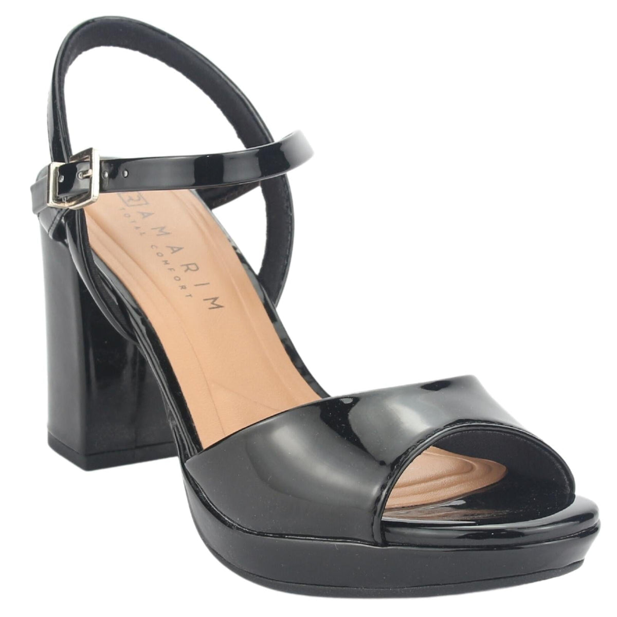 Sandalia Ramarim Mujer 2333221 Negro Casual Sandalias Taco Ramarim 