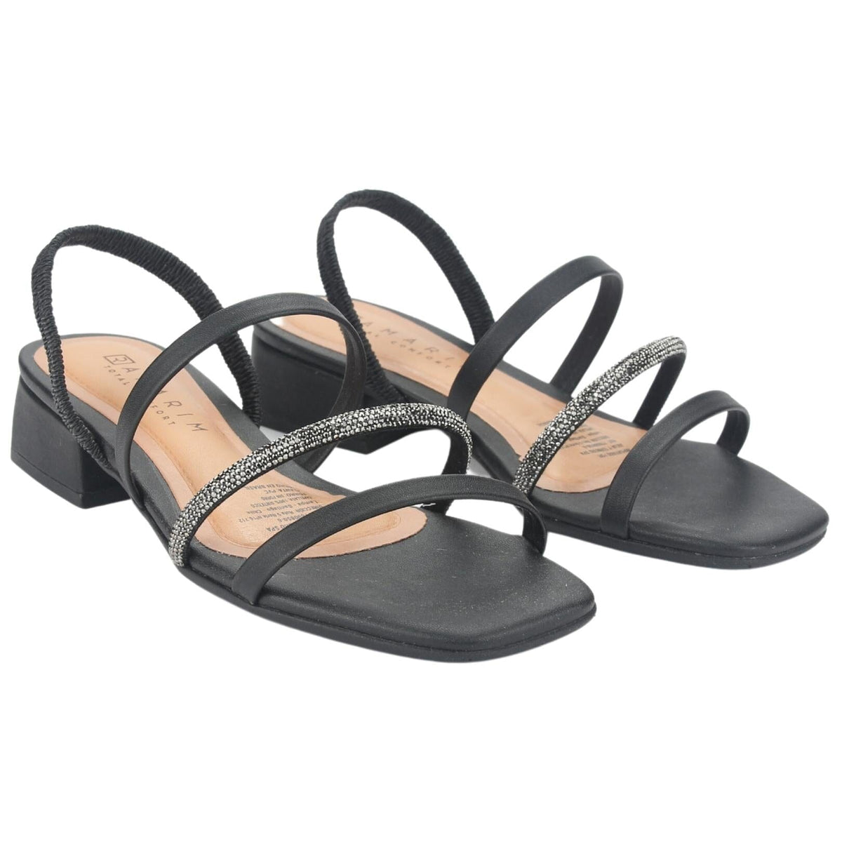 Sandalia Ramarim Mujer 2348221 Negro Casual Sandalias Taco Ramarim 