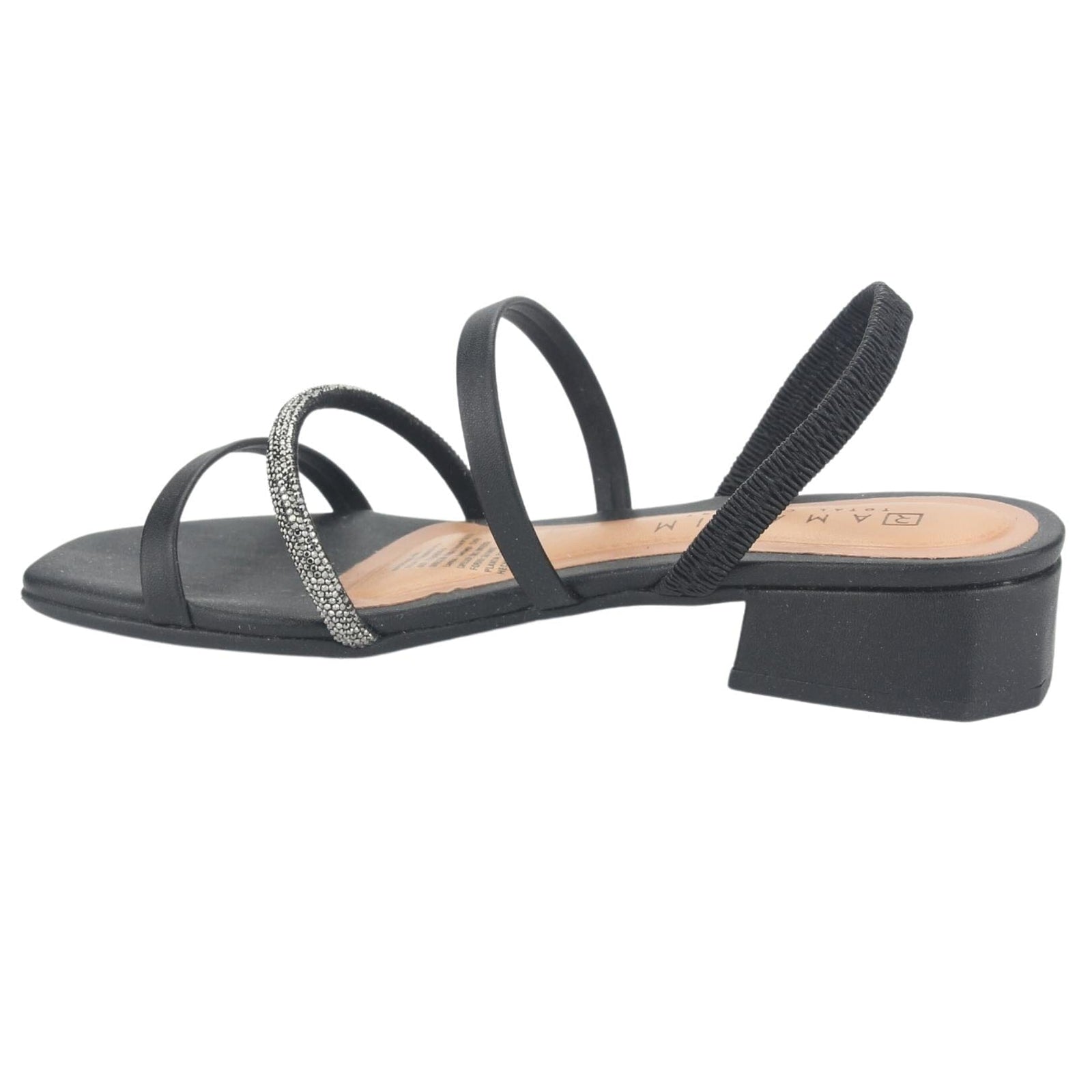 Sandalia Ramarim Mujer 2348221 Negro Casual Sandalias Taco Ramarim 