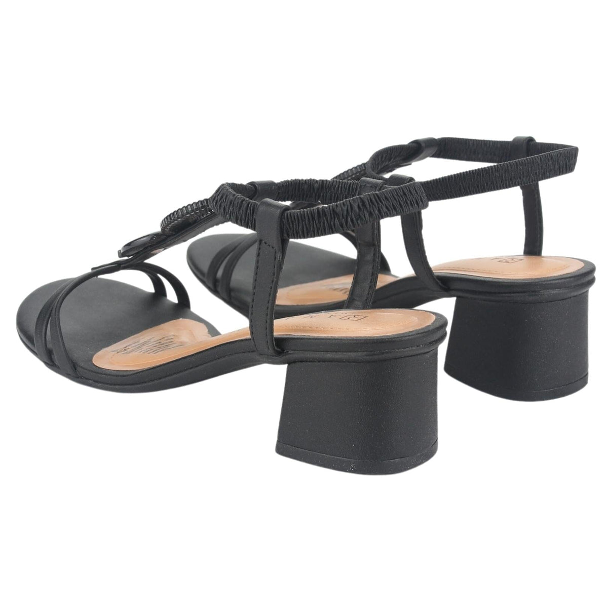 Sandalia Ramarim Mujer 235224 Negro Casual Sandalias Taco Ramarim 