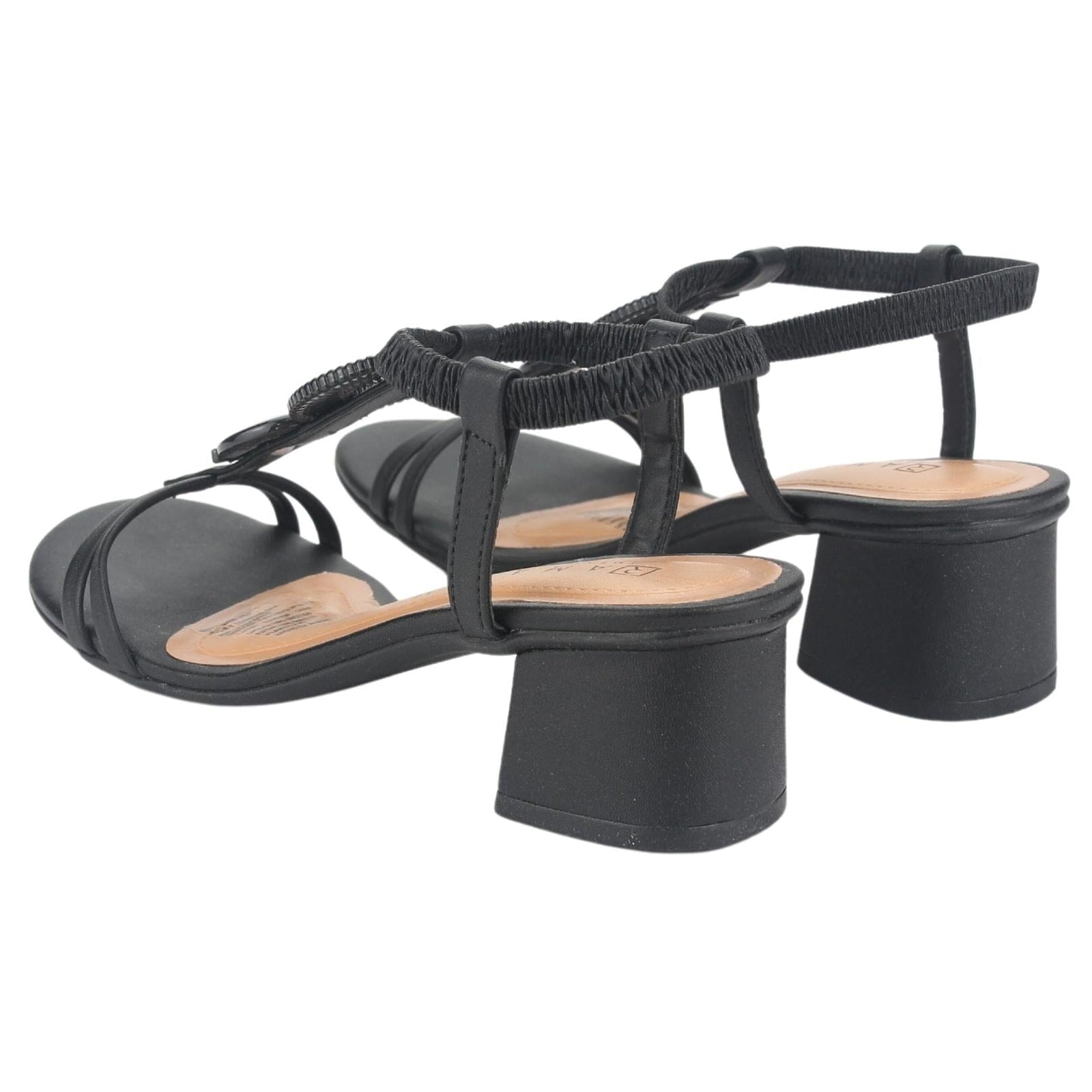Sandalia Ramarim Mujer 235224 Negro Casual Sandalias Taco Ramarim 