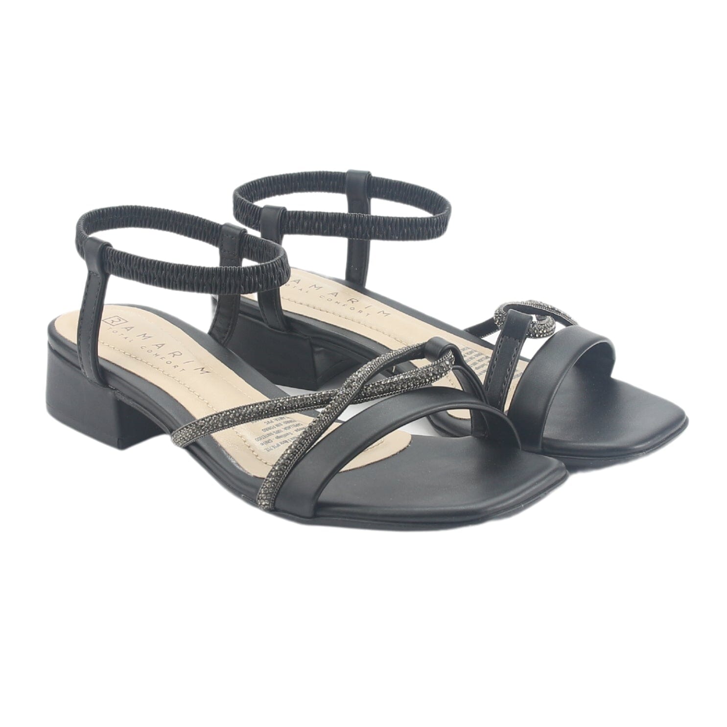 Sandalia Ramarim Mujer 2448201 Negro Casual Sandalias Ramarim 