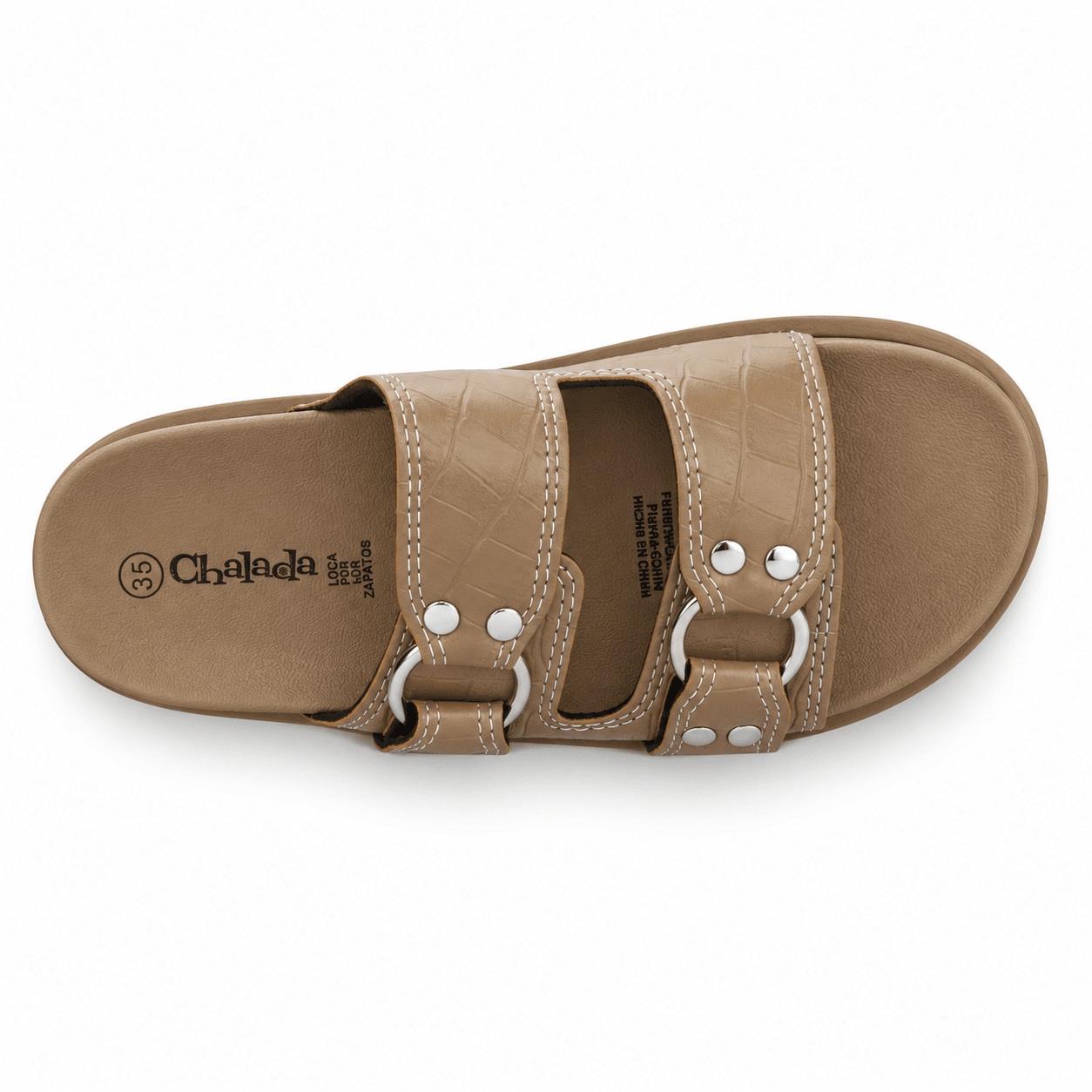 Sandalia Taupe Mujer Casual Chalada Bora Chalada 