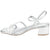 Sandalia Via Marte Mujer 23-9801 M Prata Casual Sandalias Taco Via Marte 