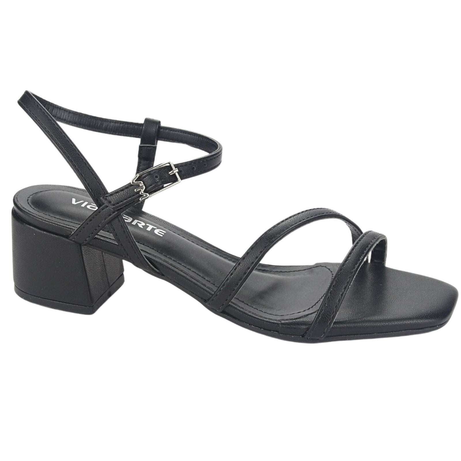 Sandalia Via Marte Mujer 23-9801 N Preto Casual Sandalias Via Marte 
