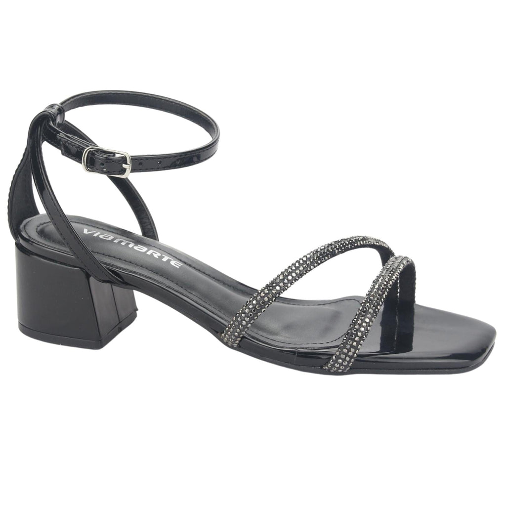 Sandalia Via Marte Mujer 23-9804 V Preto Casual