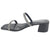 Sandalia Via Marte Mujer 23-9810 Preto Casual Sandalias Taco Via Marte 