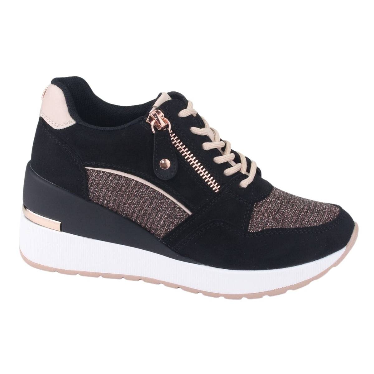 Zapatilla Chalada Mujer Bolden-5 Negro Urbano Zapatillas Chalada 