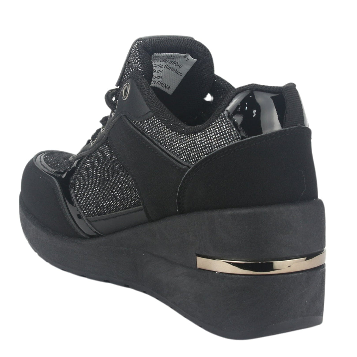 Zapatilla Chalada Mujer Bolki-1 Negro Urbano Zapatillas Urbanas Chalada 