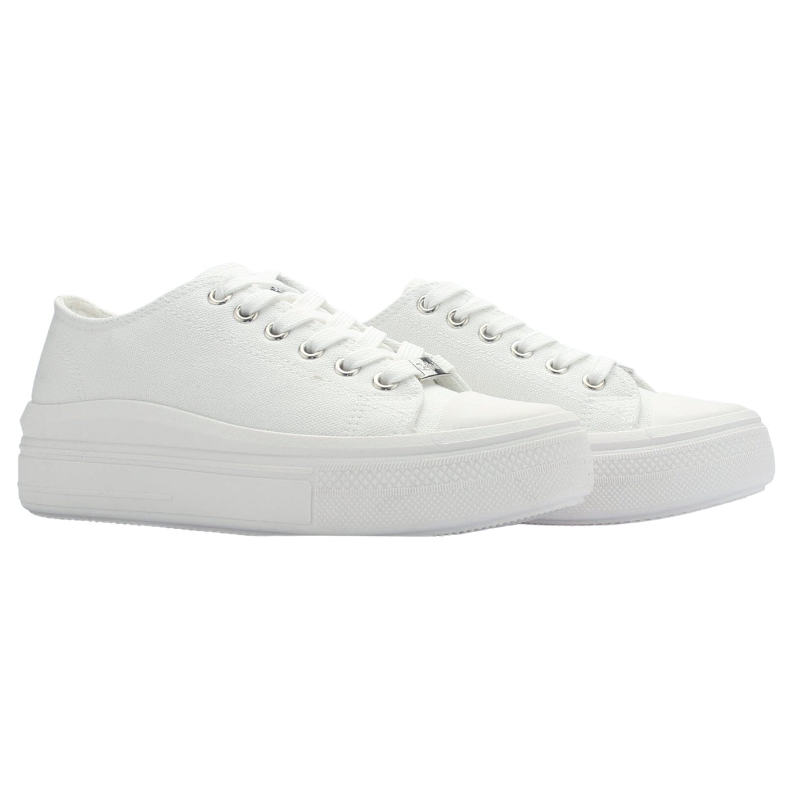 Zapatilla Chalada Mujer Clu-10 Blanco Plataforma Zapatillas Chalada 