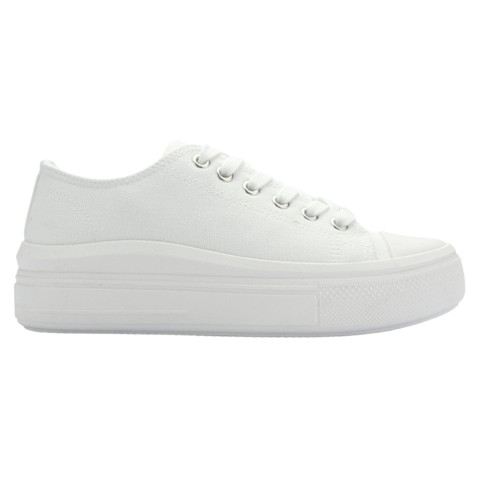 Zapatilla Chalada Mujer Clu-10 Blanco Plataforma Zapatillas Chalada 