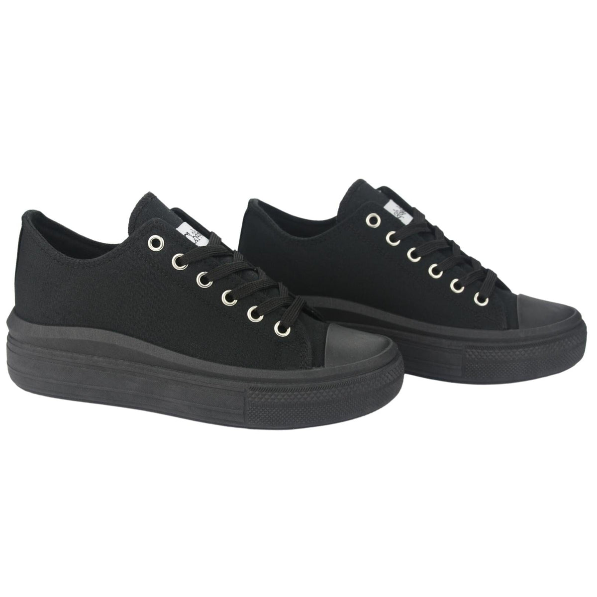 Zapatilla Chalada Mujer Clu-10 Negro Plataforma Zapatillas Chalada 