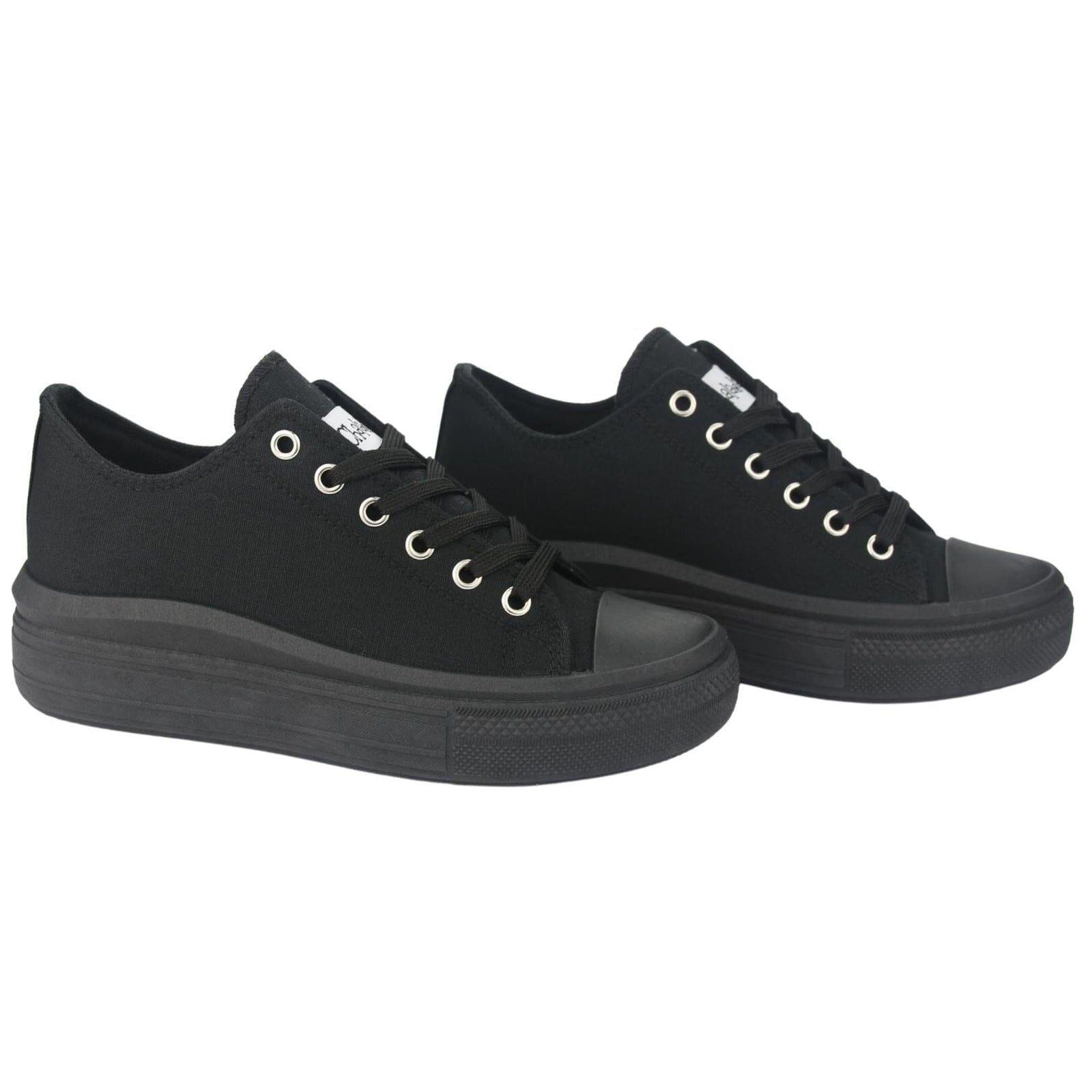 Zapatilla Chalada Mujer Clu-10 Negro Plataforma Zapatillas Chalada 