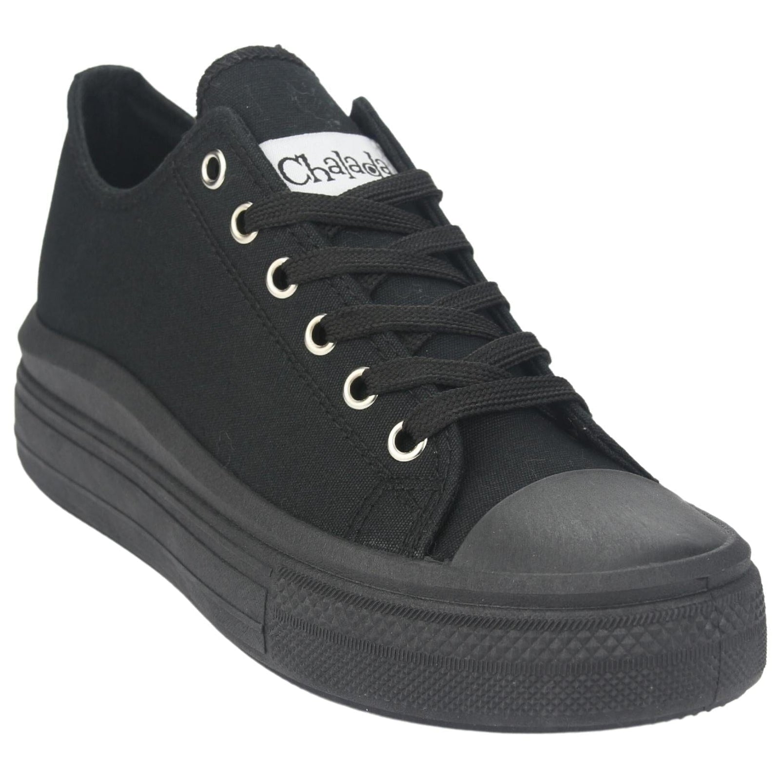 Zapatilla Chalada Mujer Clu-10 Negro Plataforma Zapatillas Chalada 