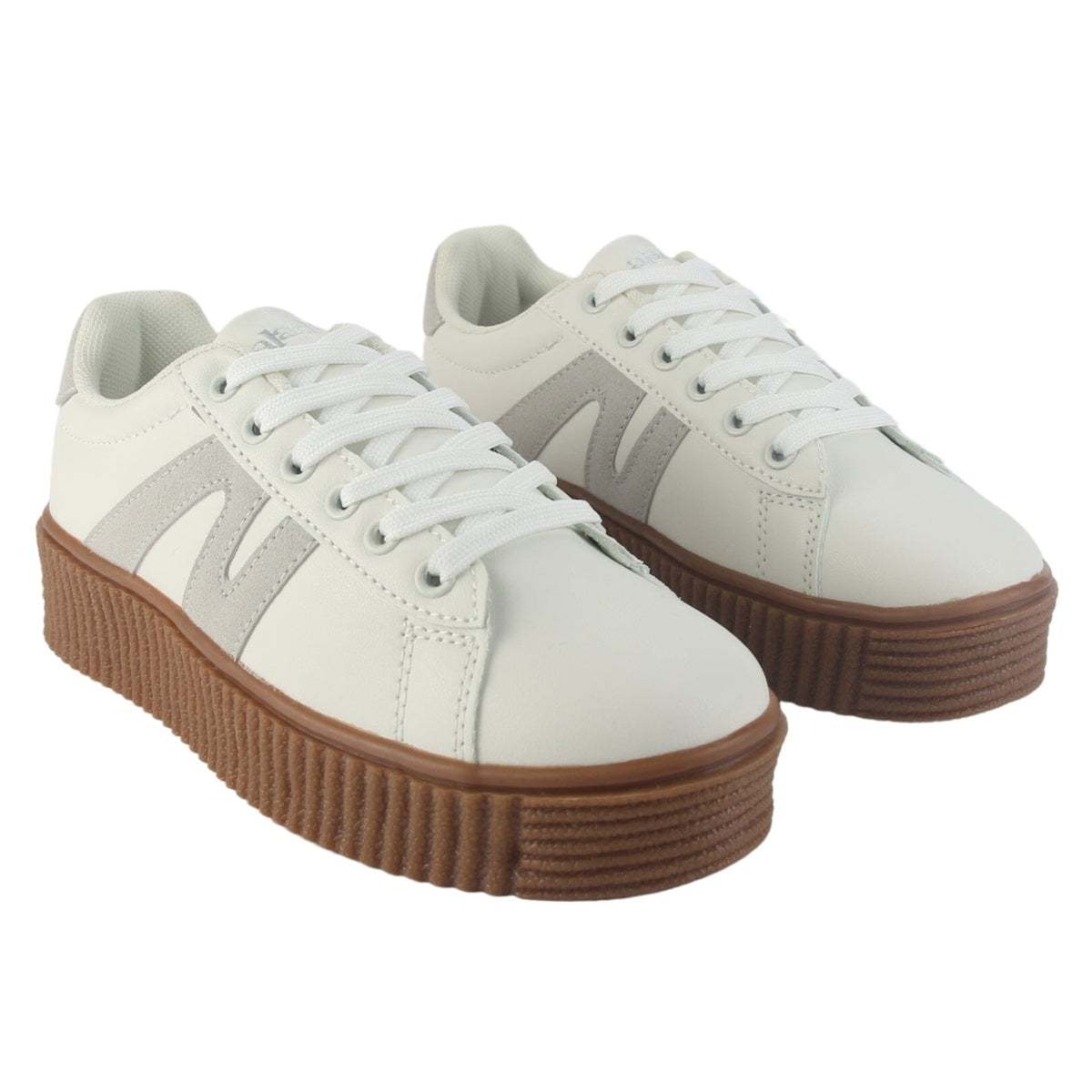 Zapatilla Chalada Mujer Flumi-10 Beige Urbano Zapatillas Chalada 