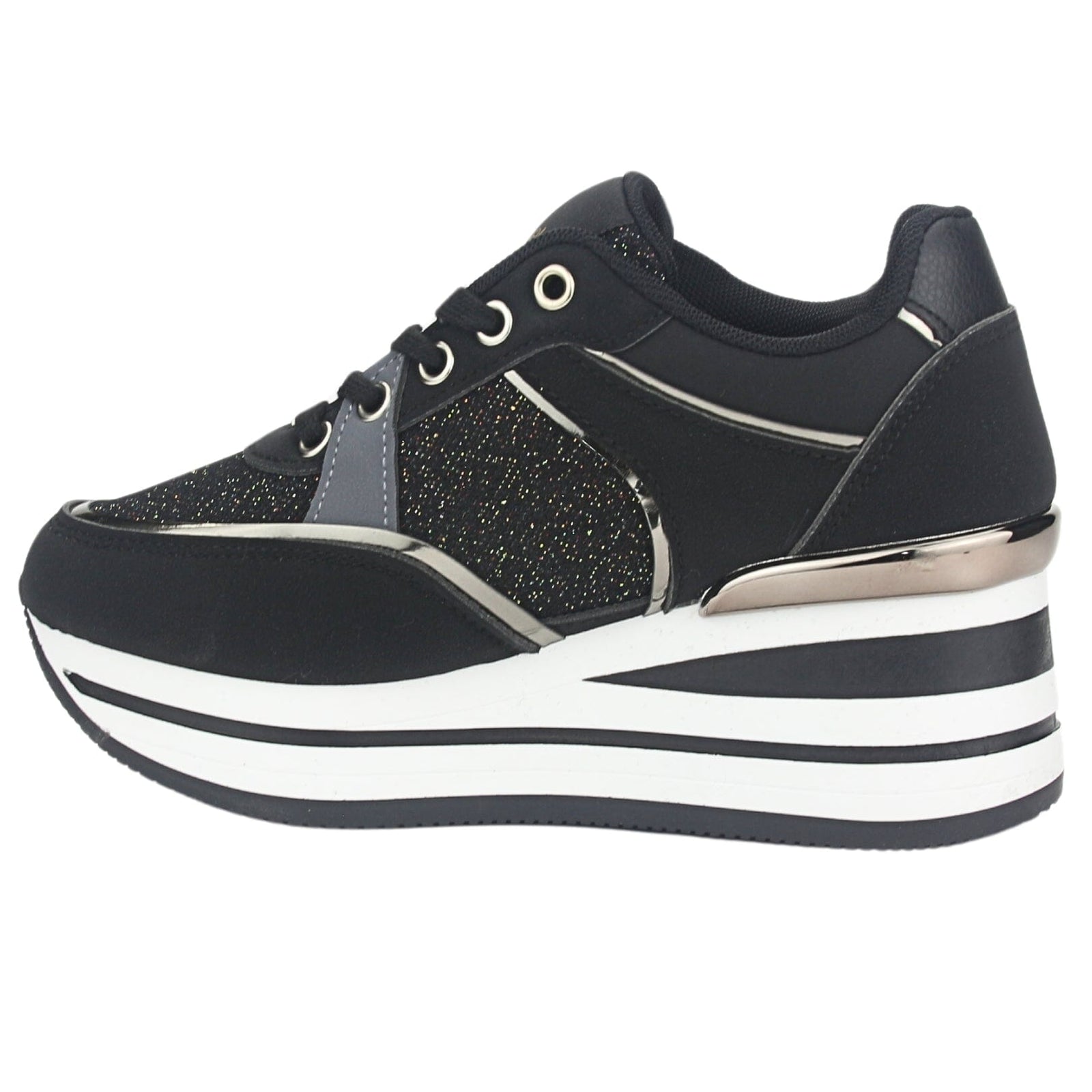 Zapatilla Chalada Mujer Jettix-2 Negro Urbano Zapatillas Urbanas Chalada 
