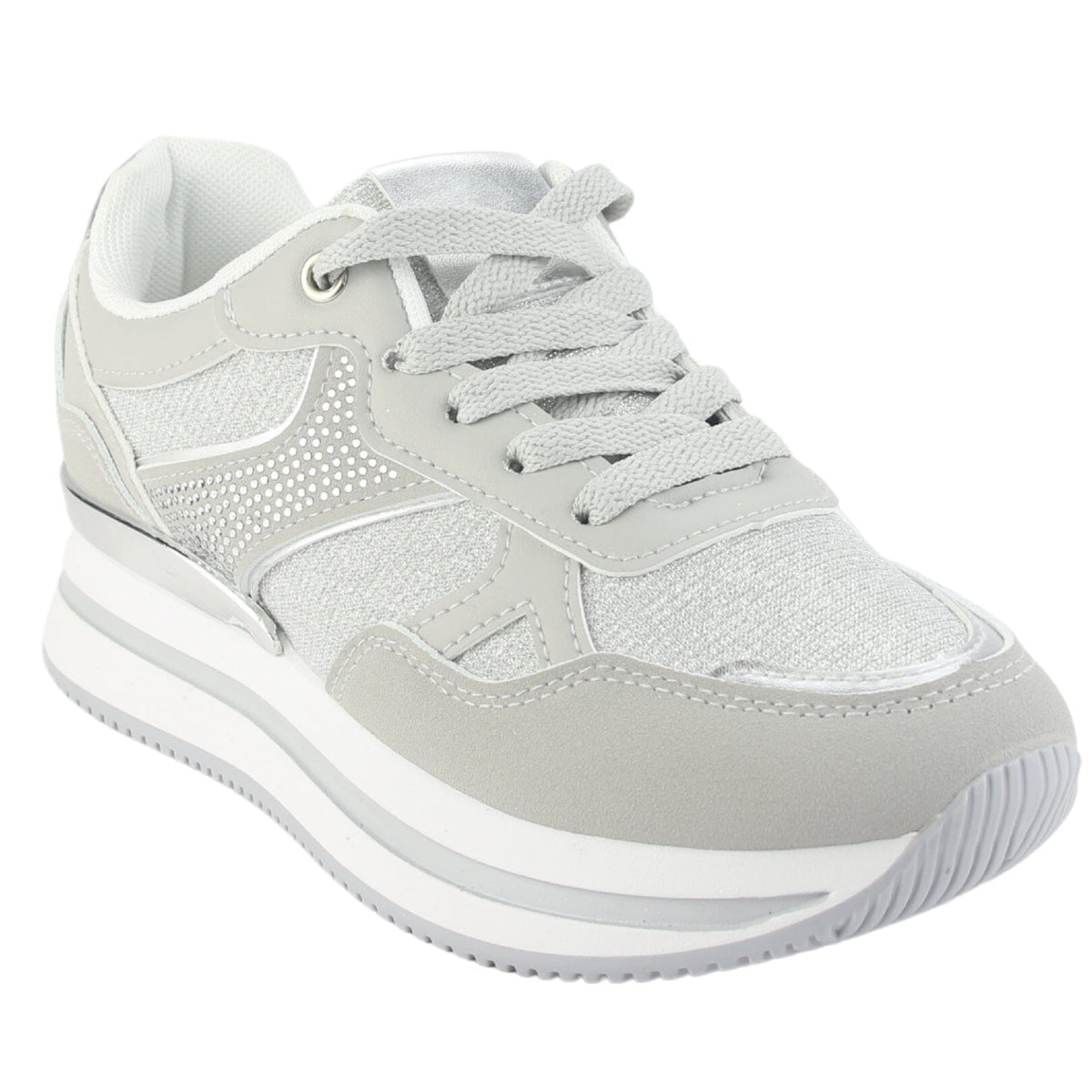 Zapatilla Chalada Mujer Jettixlow1 Plateado Urbano Zapatillas Chalada 