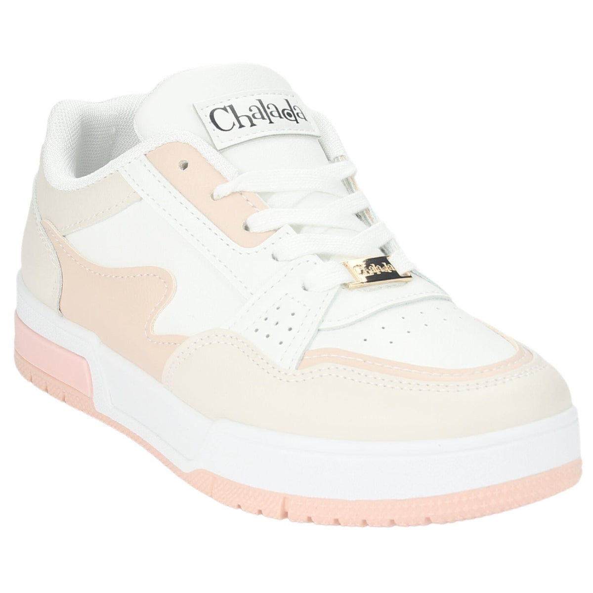 Zapatilla Chalada Mujer Joker-1 Blanco Rosado Urbano Zapatillas Urbanas Chalada 