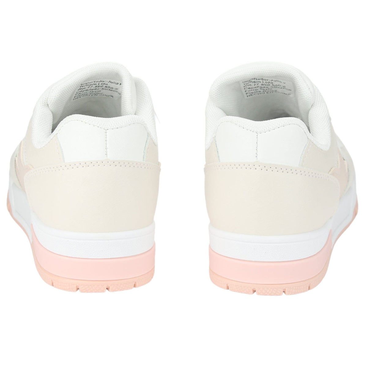 Zapatilla Chalada Mujer Joker-1 Blanco Rosado Urbano Zapatillas Urbanas Chalada 