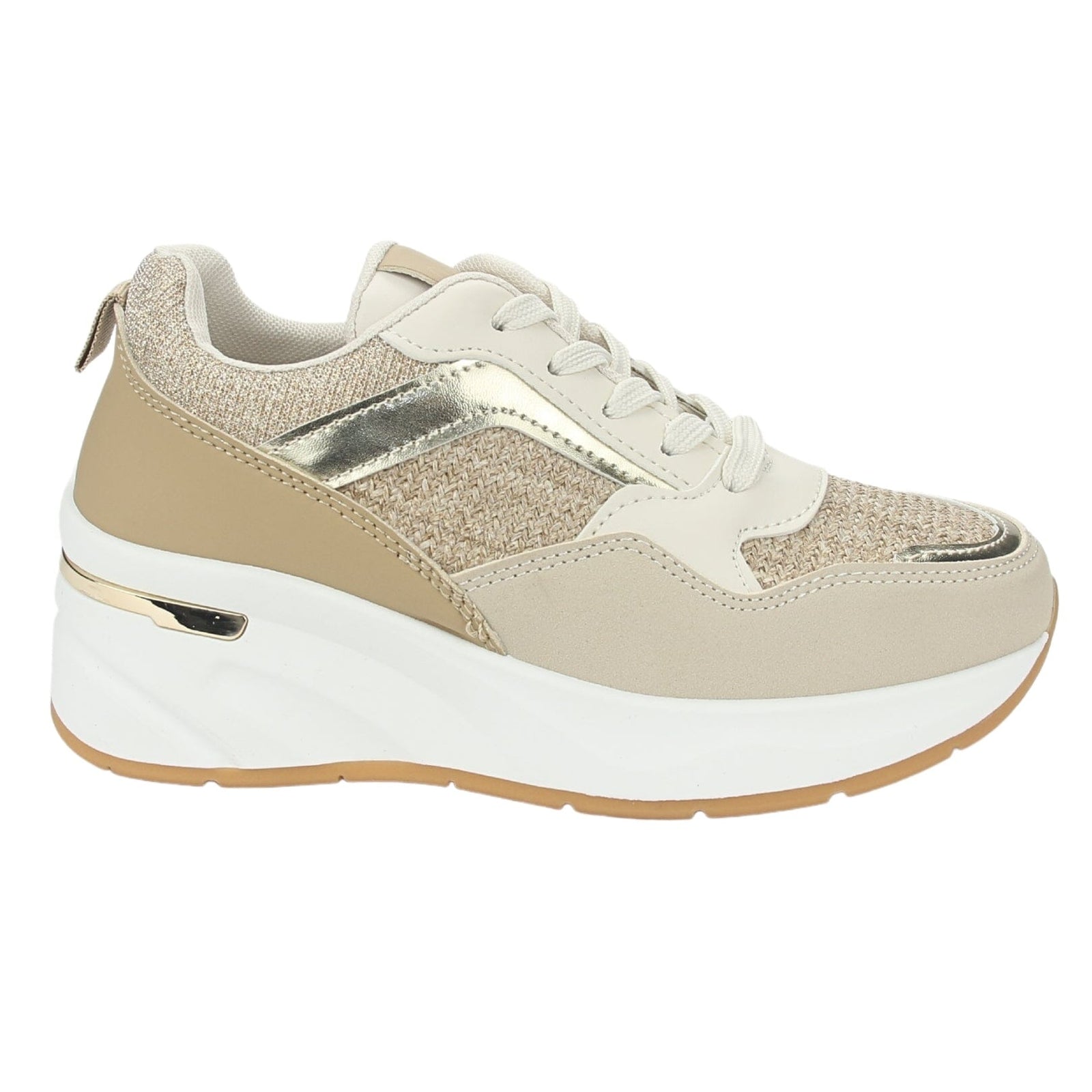 Zapatilla Chalada Mujer Juna-1 Beige Casual Zapatillas Urbanas Chalada 