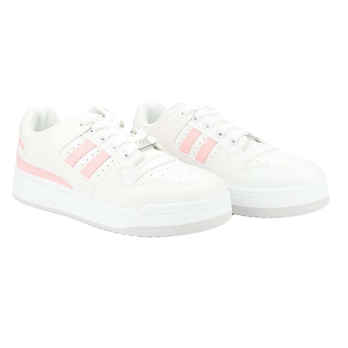 Zapatilla Chalada Mujer Juve-1 Blanco Rosado Urbano Zapatillas Chalada 