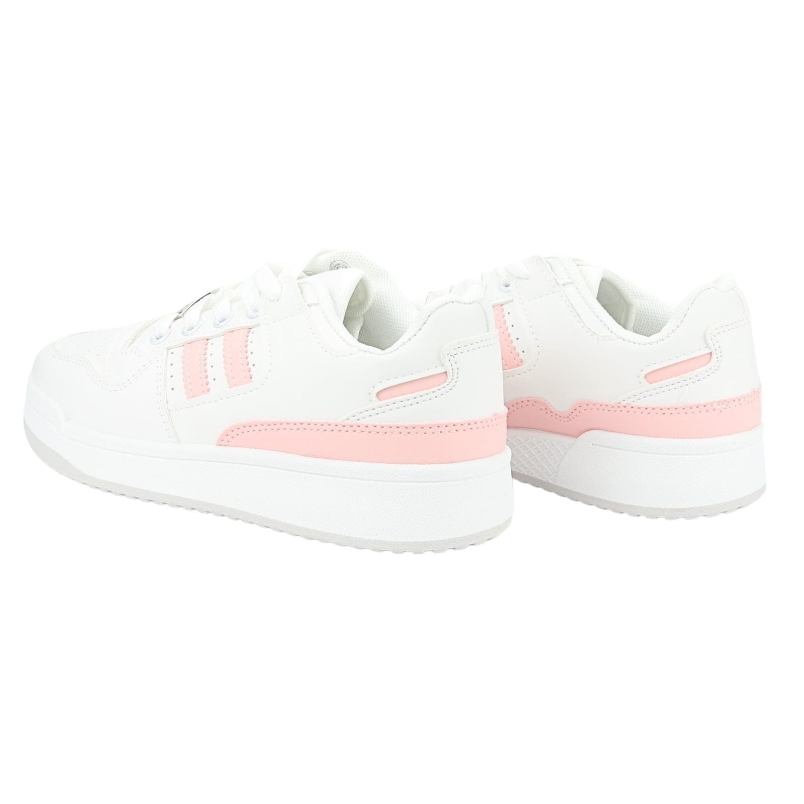 Zapatilla Chalada Mujer Juve-1 Blanco Rosado Urbano Zapatillas Chalada 