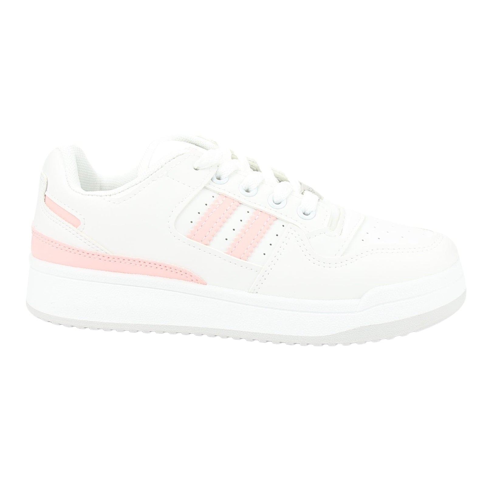 Zapatilla Chalada Mujer Juve-1 Blanco Rosado Urbano Zapatillas Chalada 