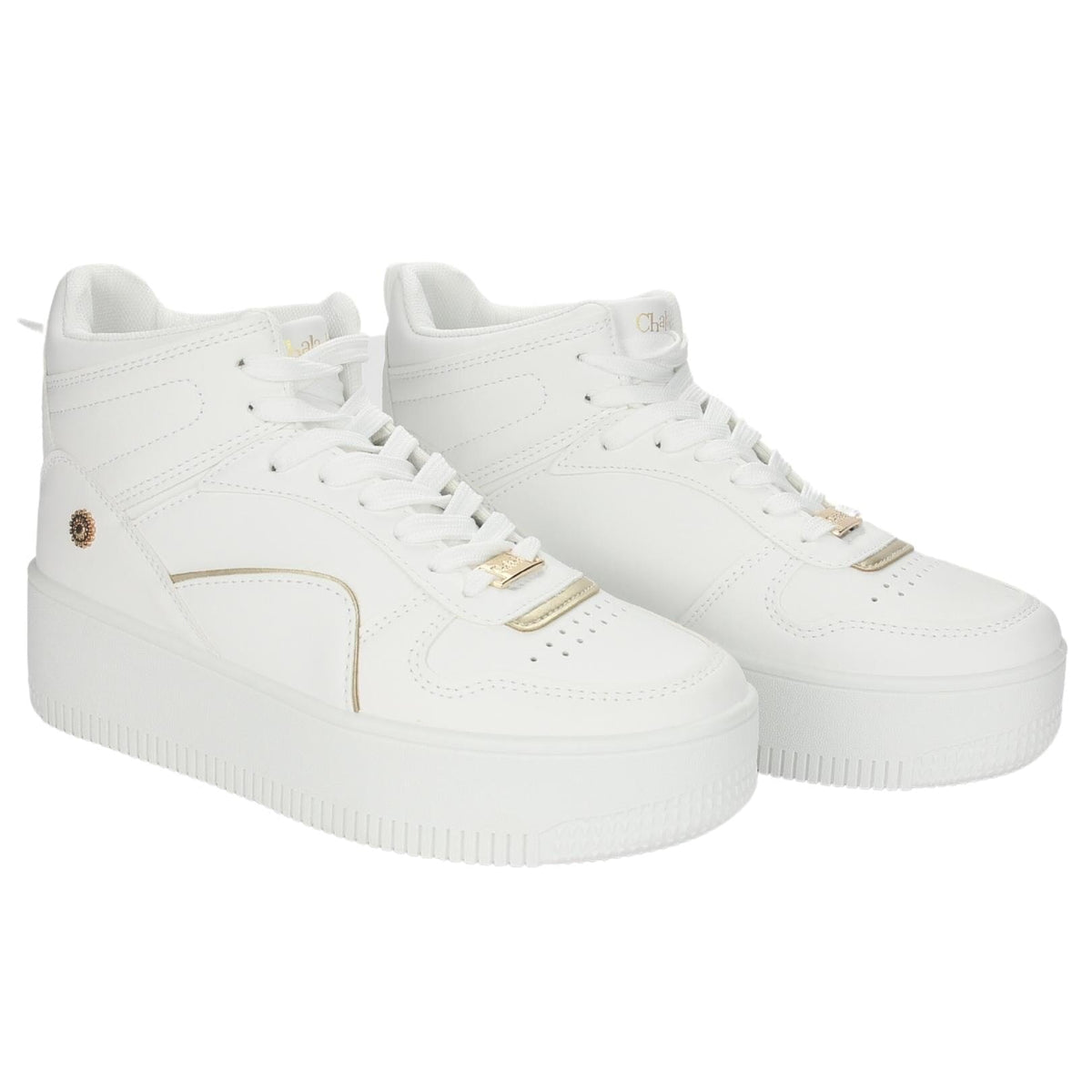 Zapatilla Chalada Mujer Metta-9 Blanco Oro Urbano Zapatillas Urbanas Chalada 