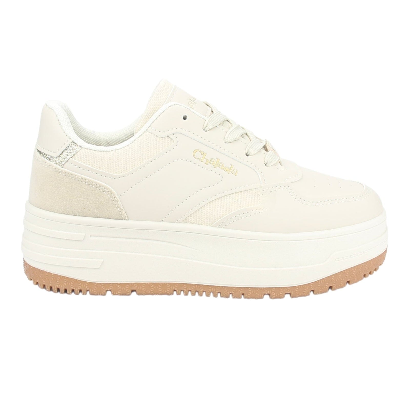 Zapatilla Chalada Mujer Mitsu-2 Beige Urbano Zapatillas Urbanas Chalada 