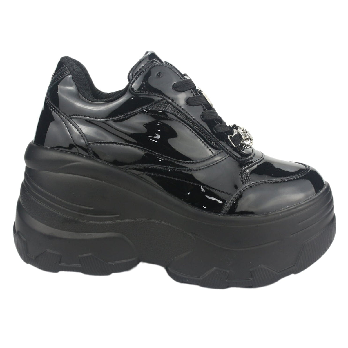 Zapatilla Chalada Mujer Nake-1 Negro Urbano Zapatillas Chalada 