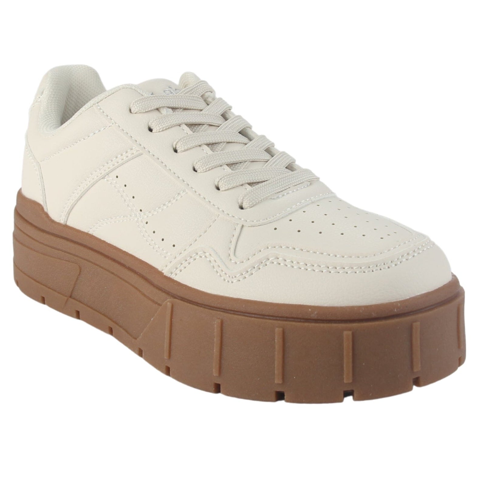 Zapatilla Chalada Mujer Troya-4 Beige Urbano Zapatillas Chalada 