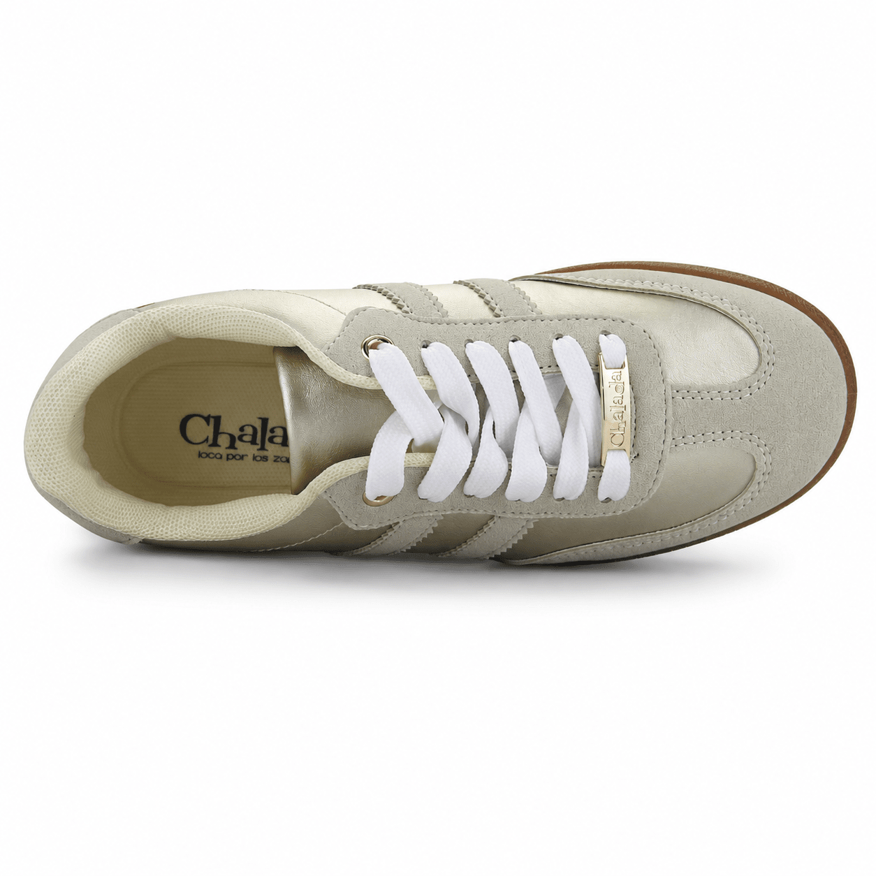 Zapatilla Dorado Mujer Urbano Chalada Pita Chalada 