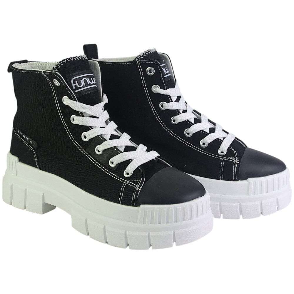 Zapatilla Funway Mujer Best-1 Negro Urbano Zapatillas Plataforma Funway 