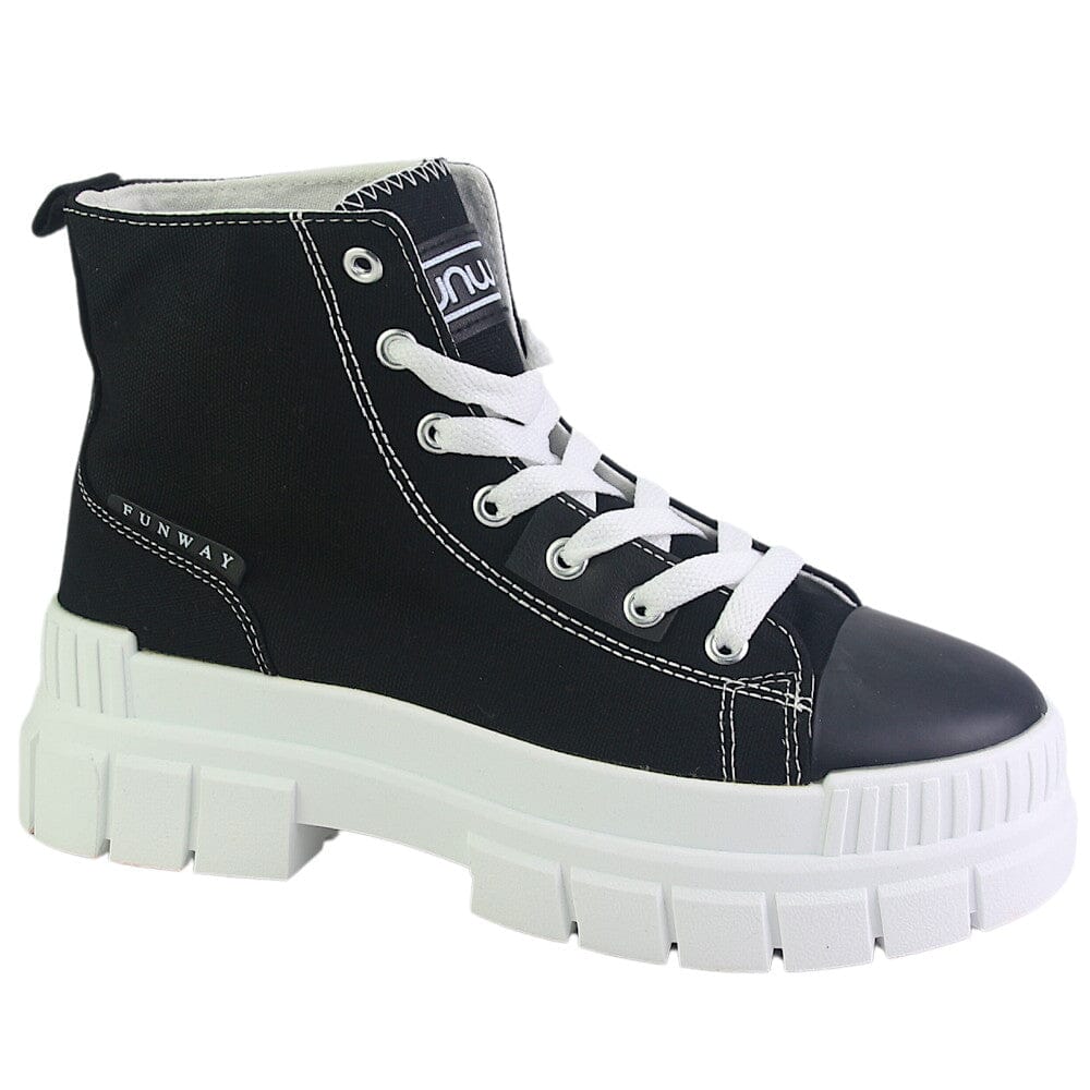 Zapatilla Funway Mujer Best-1 Negro Urbano Zapatillas Plataforma Funway 