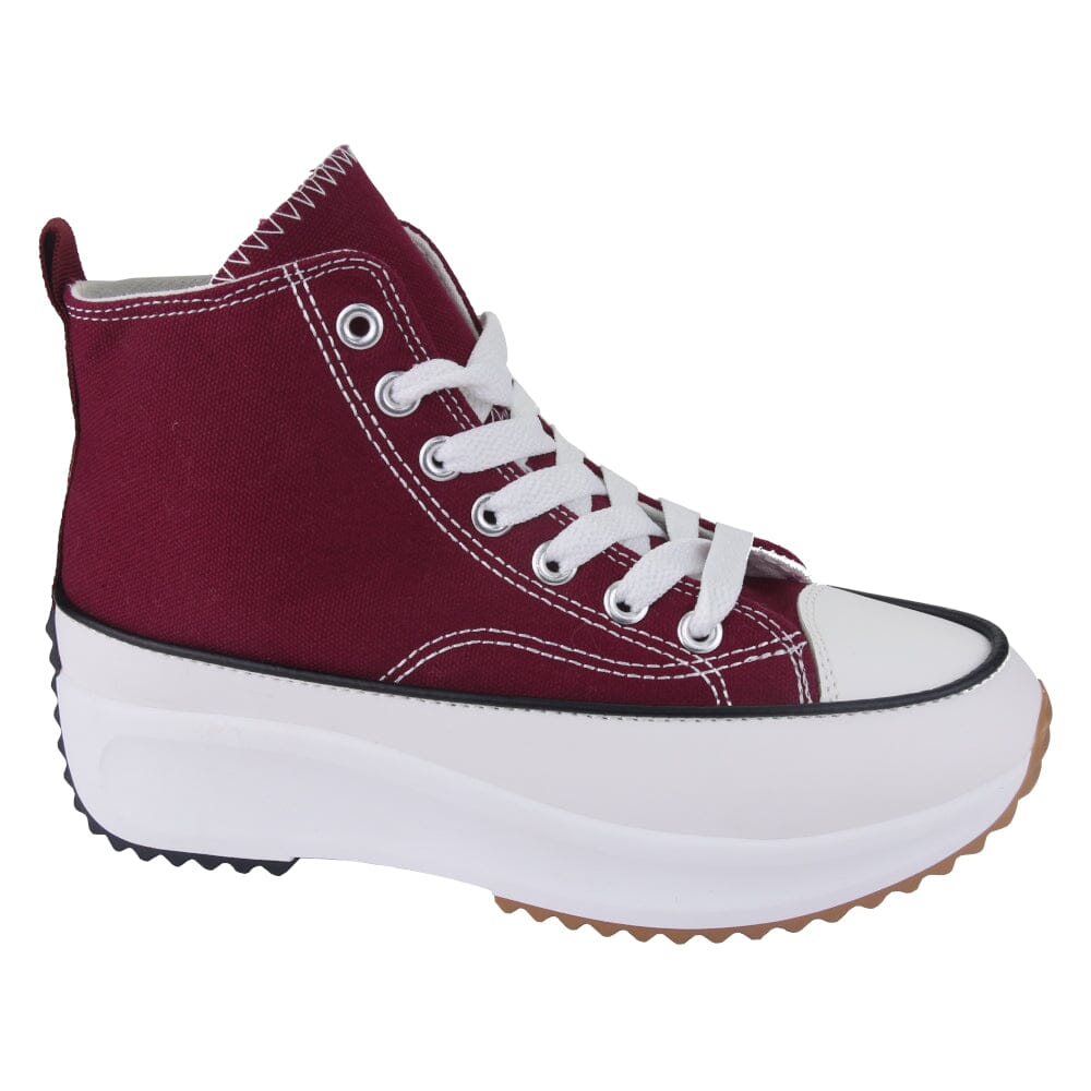 Zapatilla Funway Mujer Biggerh-1 Burdeo Moda Zapatillas Funway 