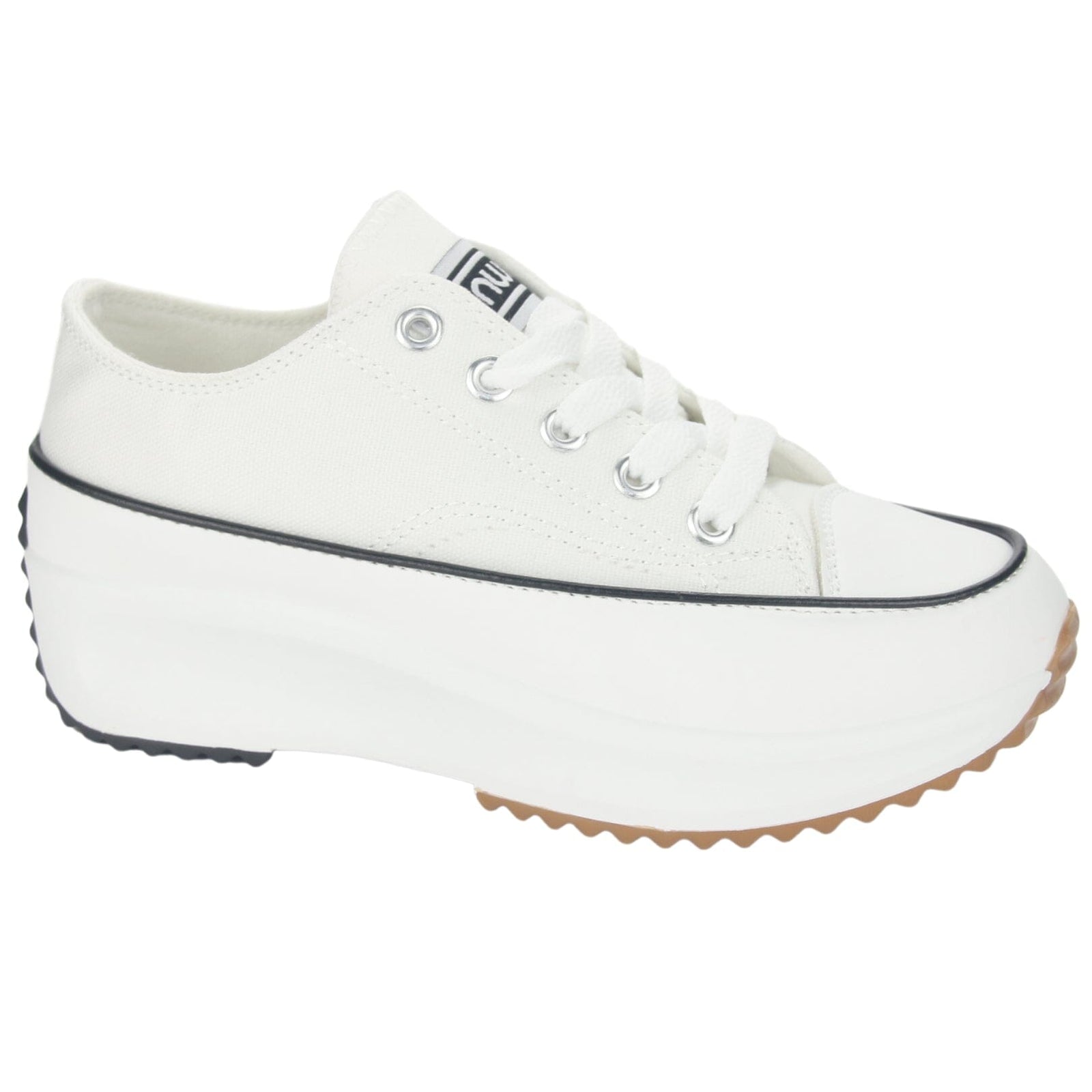 Zapatilla Funway Mujer Biggerl-2 Blanco Urbano Zapatillas Plataforma Funway 