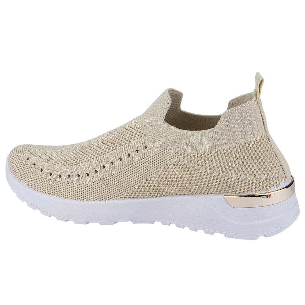 Zapatilla Funway Mujer Socket-4 Beige Comfort Zapatillas Funway 