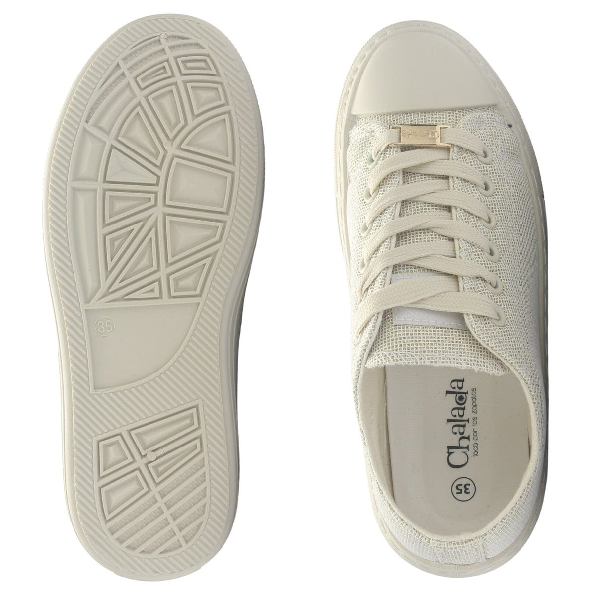 Zapatilla Mujer Chalada Clu-16 Beige Urbano Zapatillas Chalada 