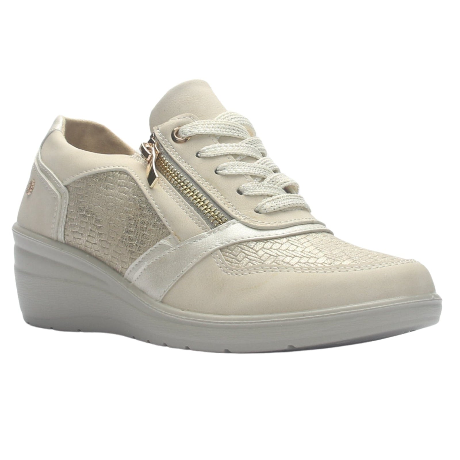 Zapatilla Mujer Chalada Deza-4 Beige Urbano Zapatillas Chalada 