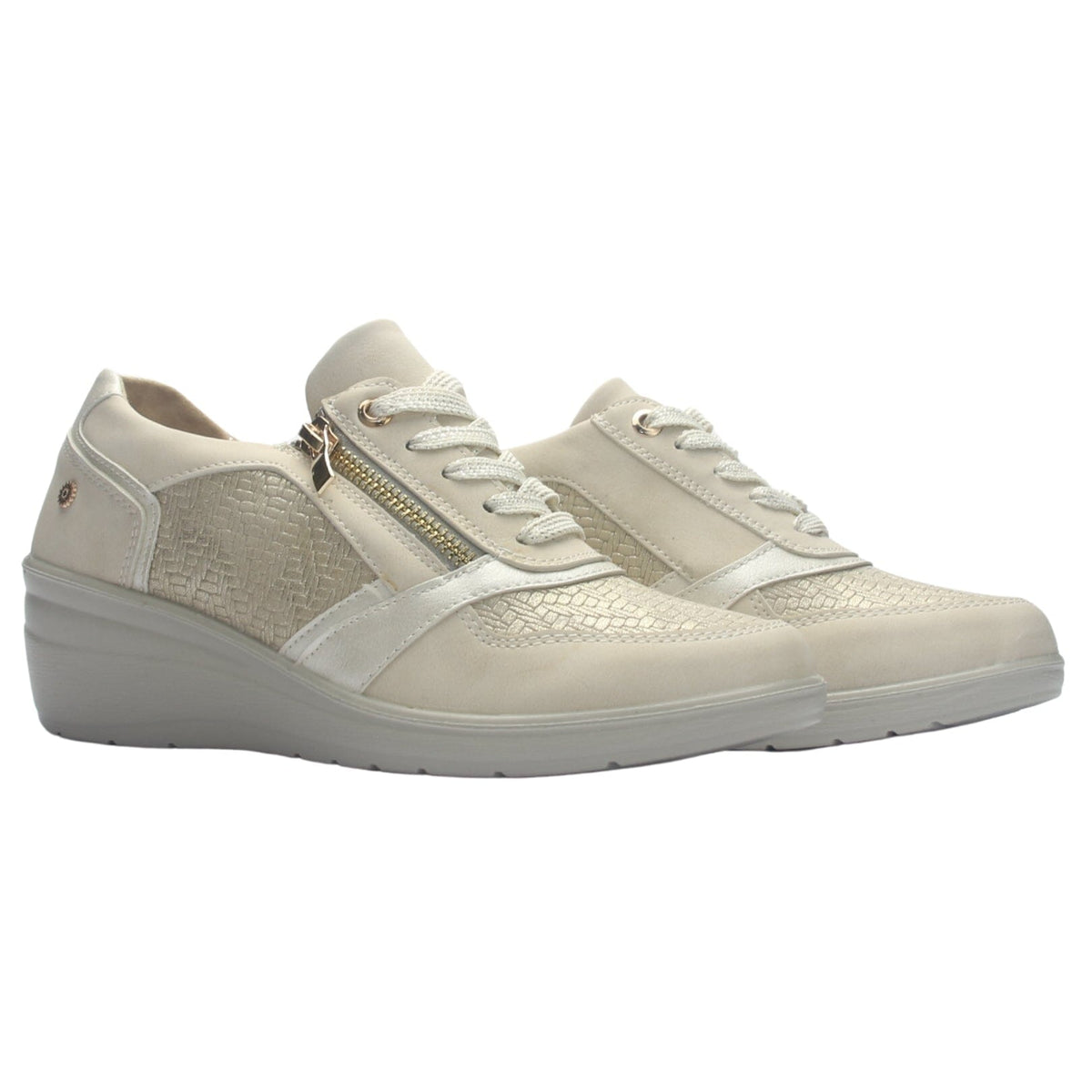 Zapatilla Mujer Chalada Deza-4 Beige Urbano Zapatillas Chalada 
