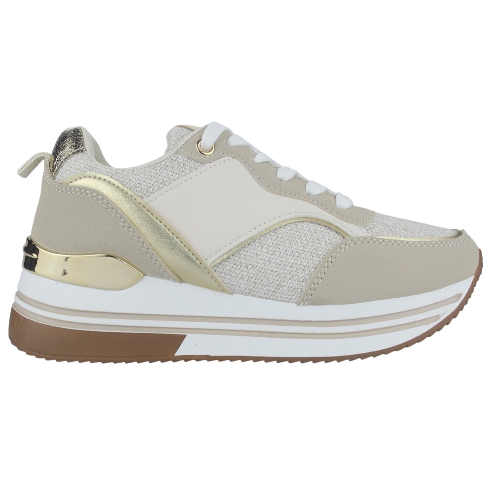 Zapatilla Mujer Chalada Jettixlow2 Beige Urbano Zapatillas Chalada 
