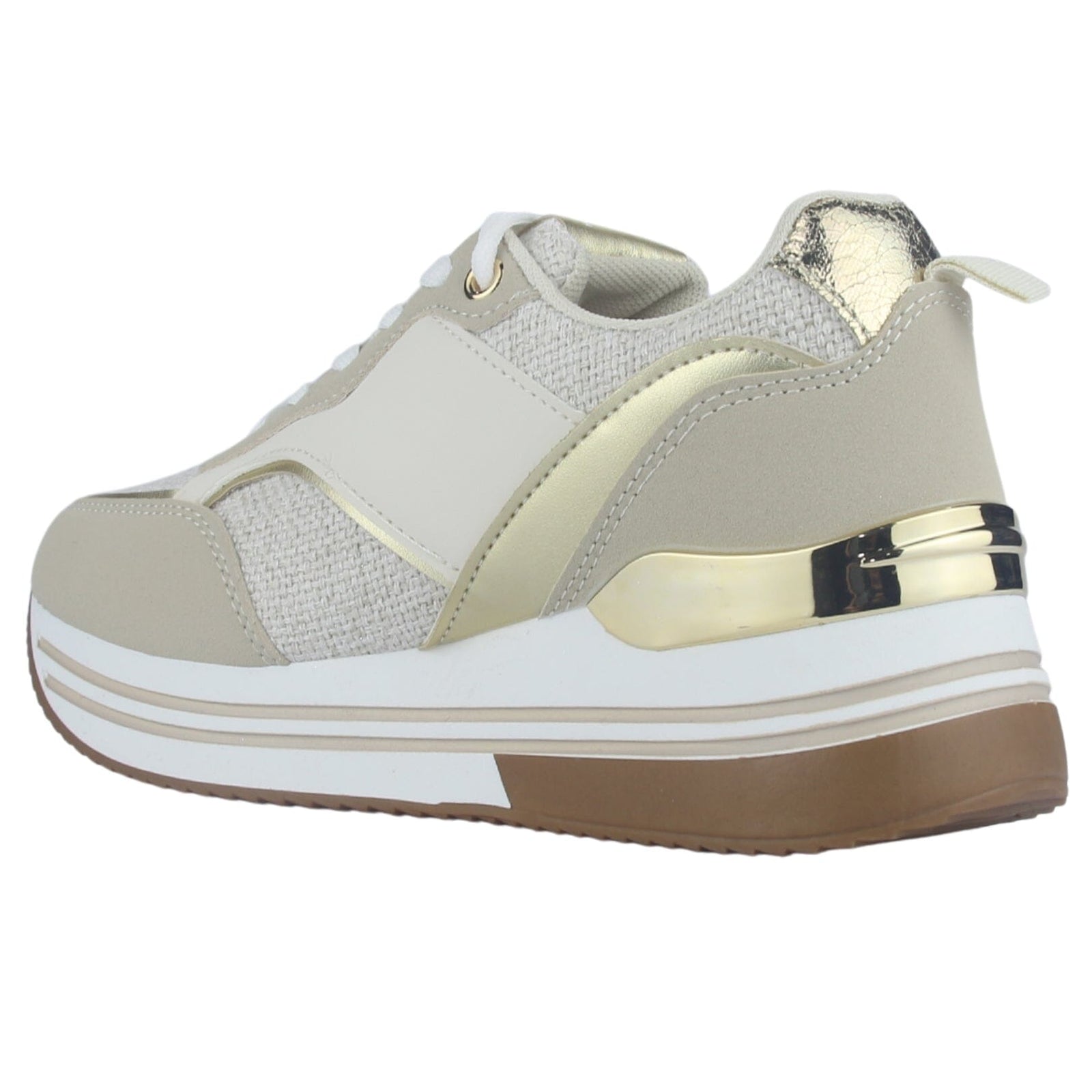 Zapatilla Mujer Chalada Jettixlow2 Beige Urbano Zapatillas Chalada 