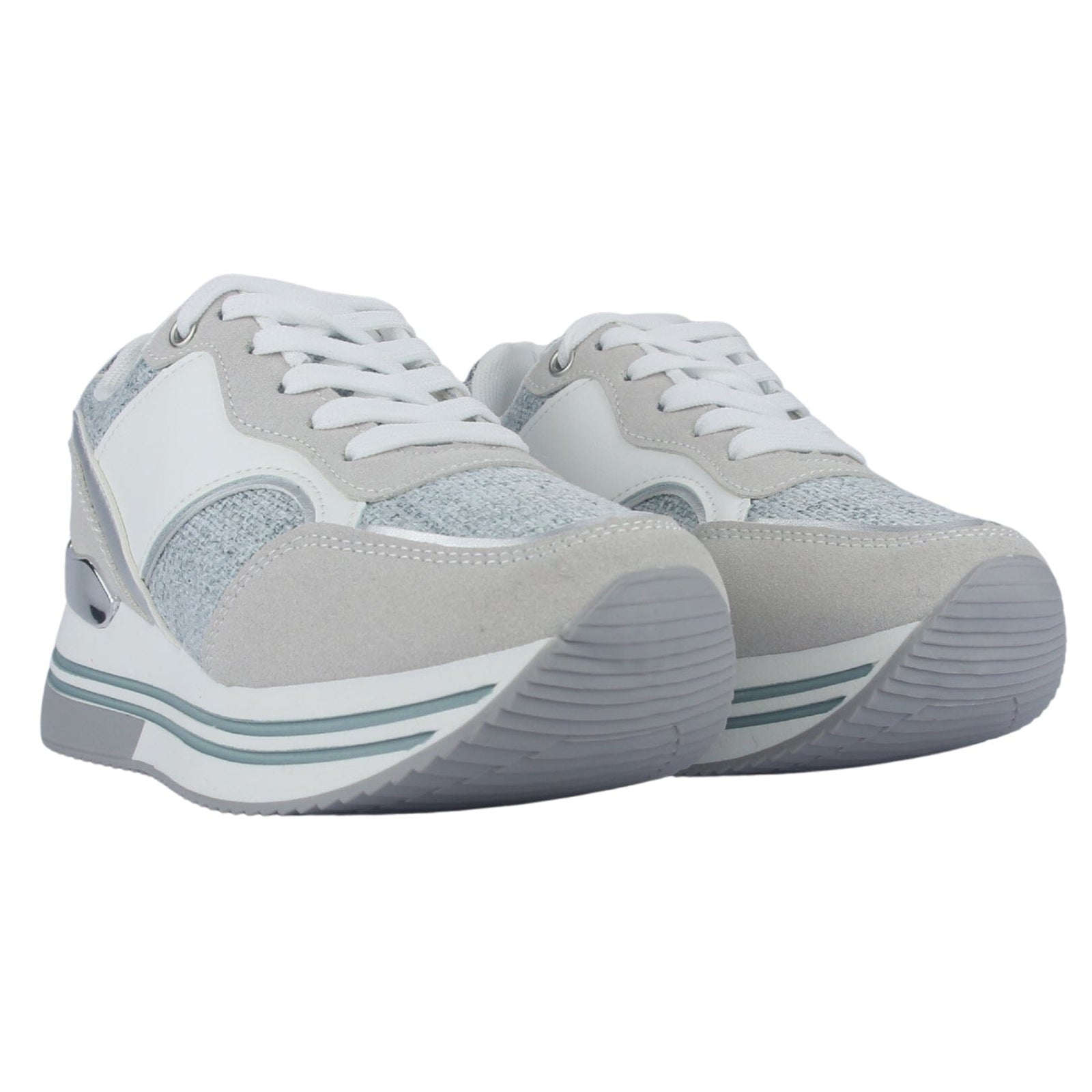 Zapatilla Mujer Chalada Jettixlow2 Blanco/Celeste Urbano Zapatillas Chalada 