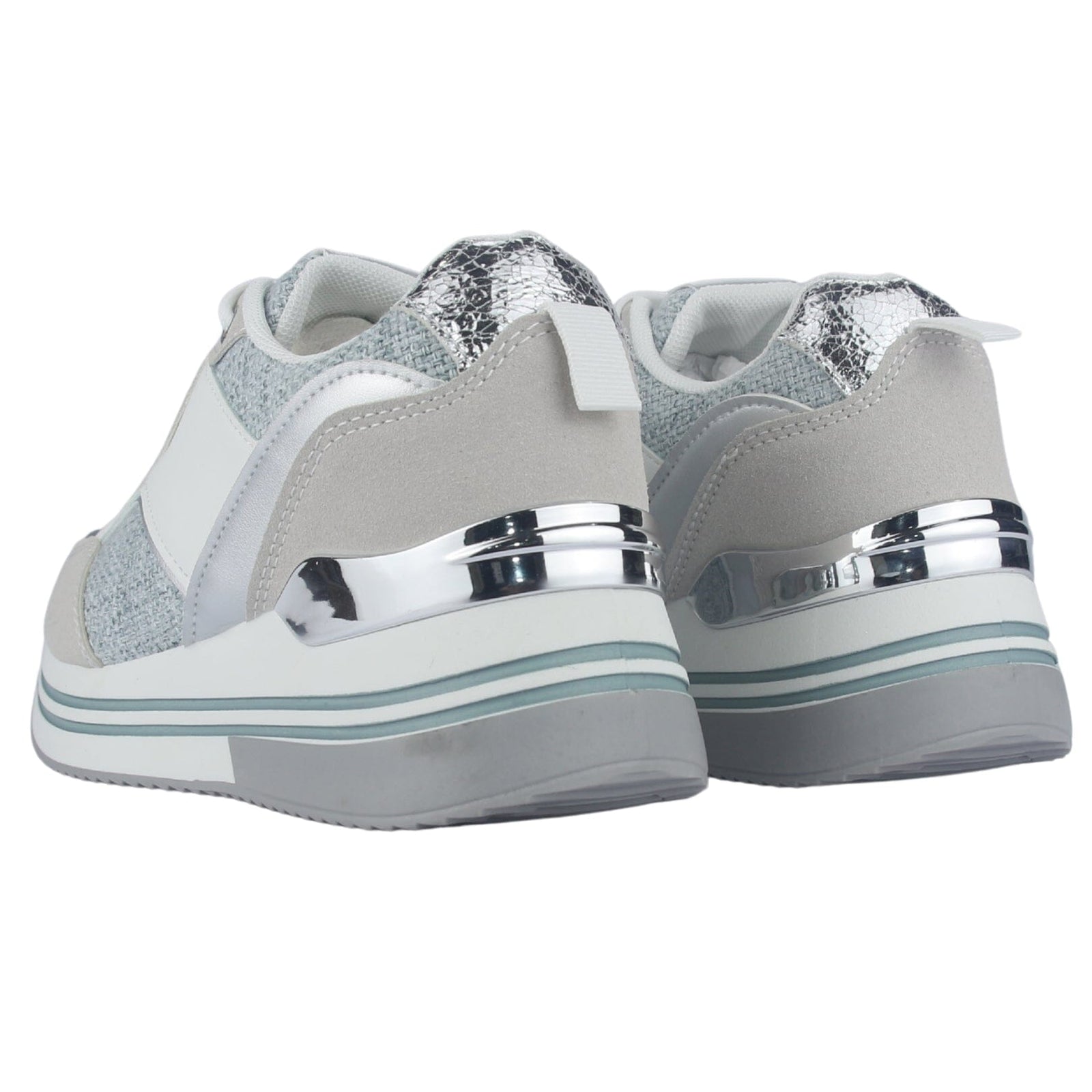Zapatilla Mujer Chalada Jettixlow2 Blanco/Celeste Urbano Zapatillas Chalada 