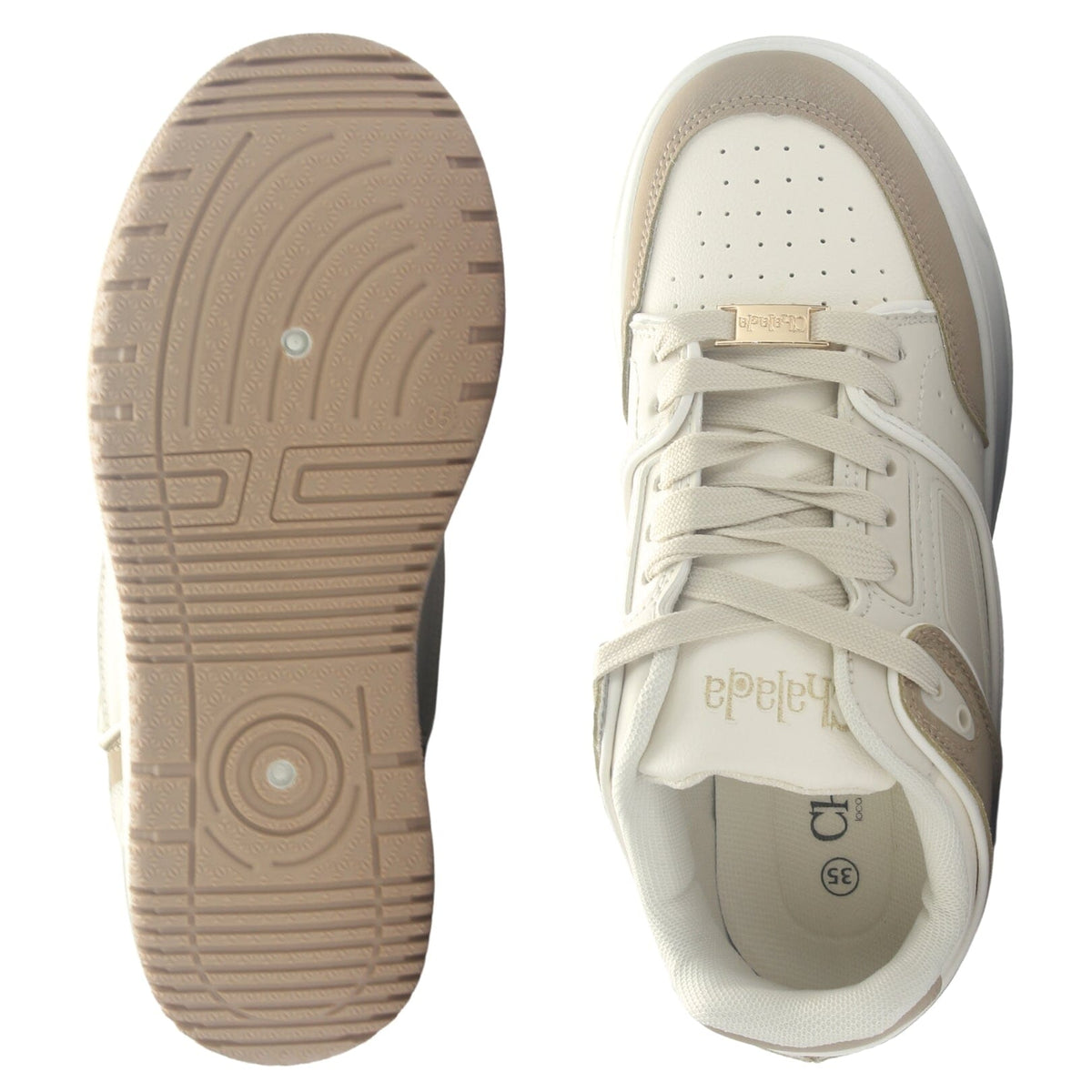 Zapatilla Mujer Chalada Mitsu-4 Beige Urbano Zapatillas Chalada 