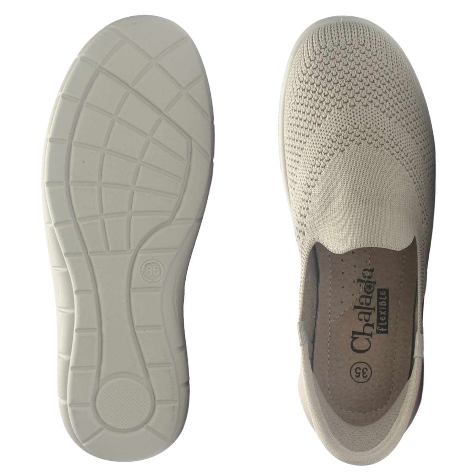 Zapatilla Mujer Chalada Momi-1 Beige Urbano Zapatillas Chalada 