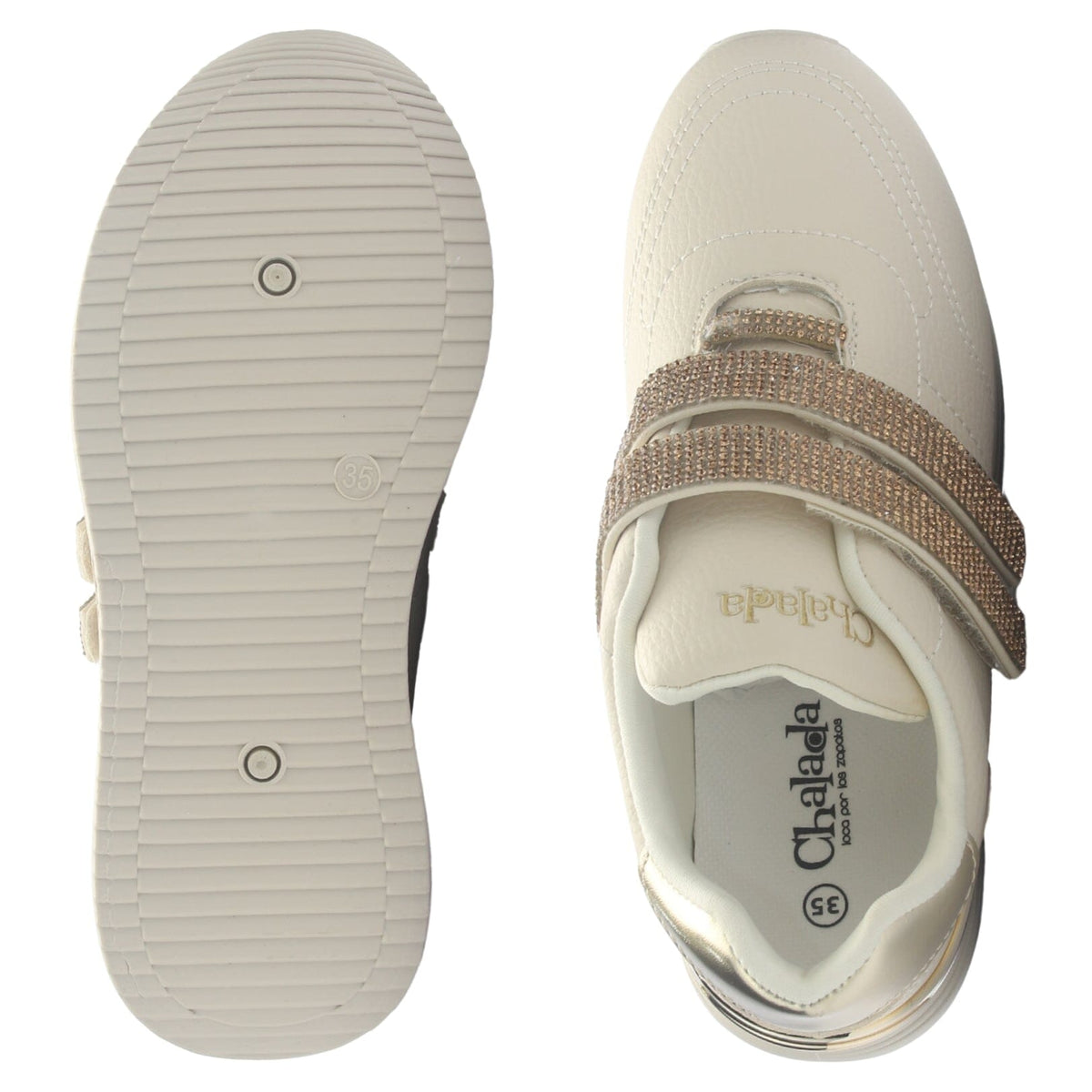 Zapatilla Mujer Chalada Valka-1 Beige Urbano Zapatillas Chalada 