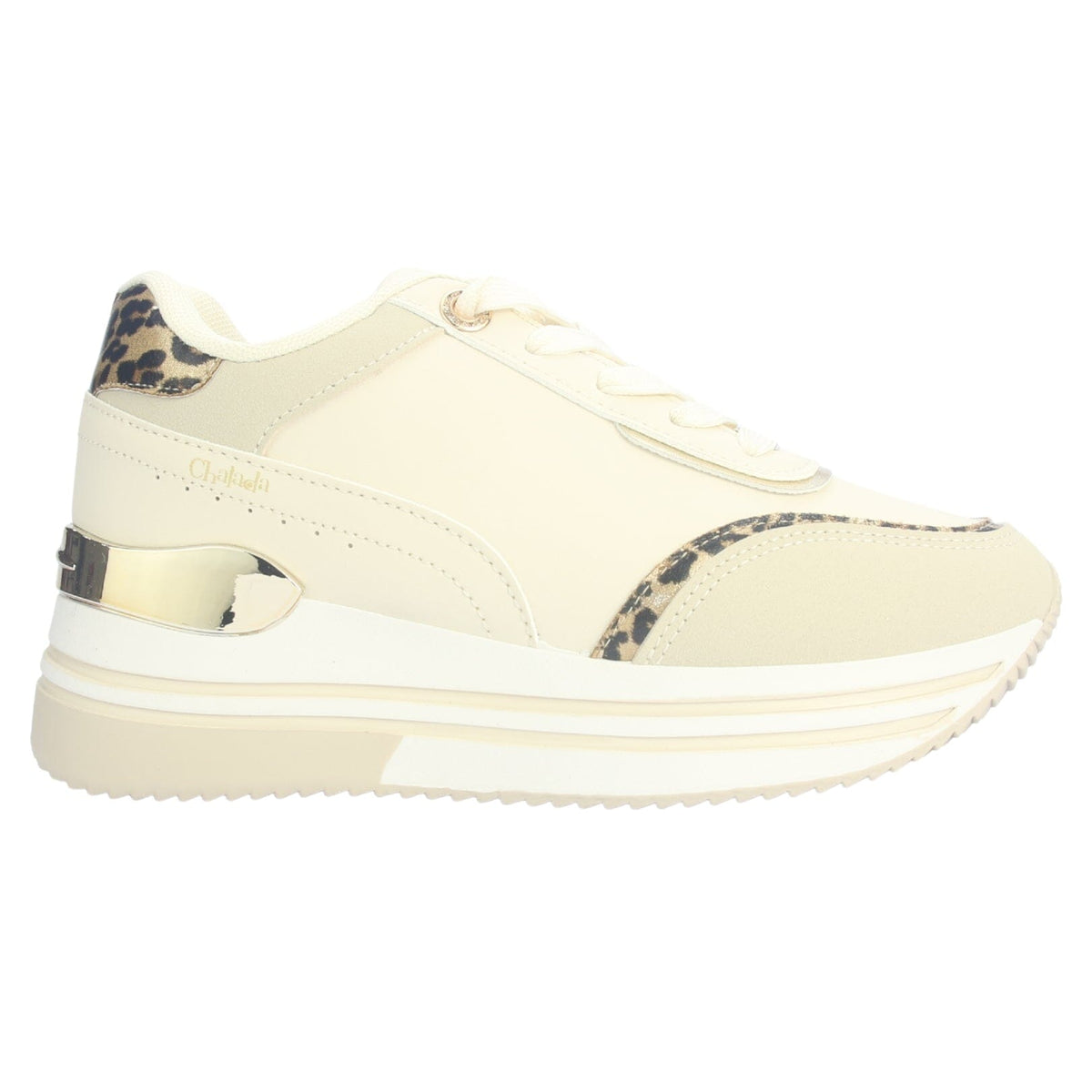 Zapatilla Mujer Chalada Valka-2 Beige Urbano Zapatillas Chalada 